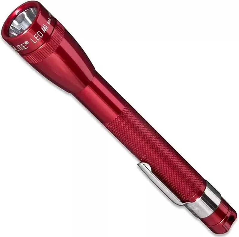 MAGLITE Mag Instrument Mini Maglite 2aaa Led - Red, - SP32036, One Size - Image 1